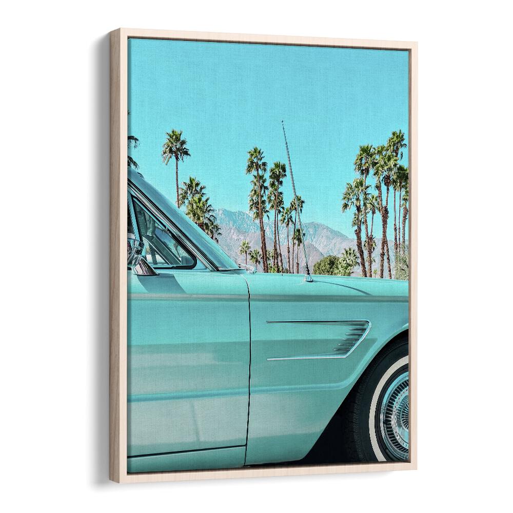 surreal painting - TEAL THUNDERBIRD IN PALM SPRINGS by Asianmonk