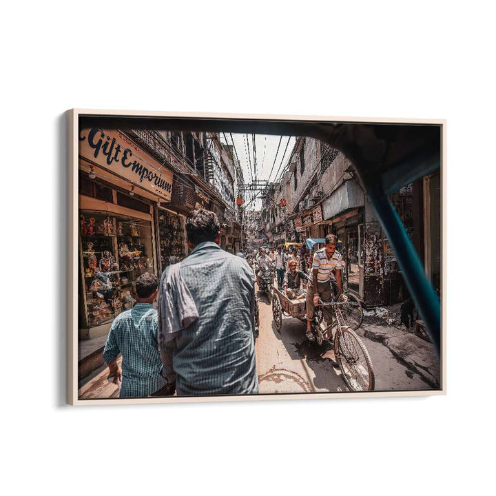 ABSTRACT painting - RUSH HOUR IN OLD DELHI by Asianmonk