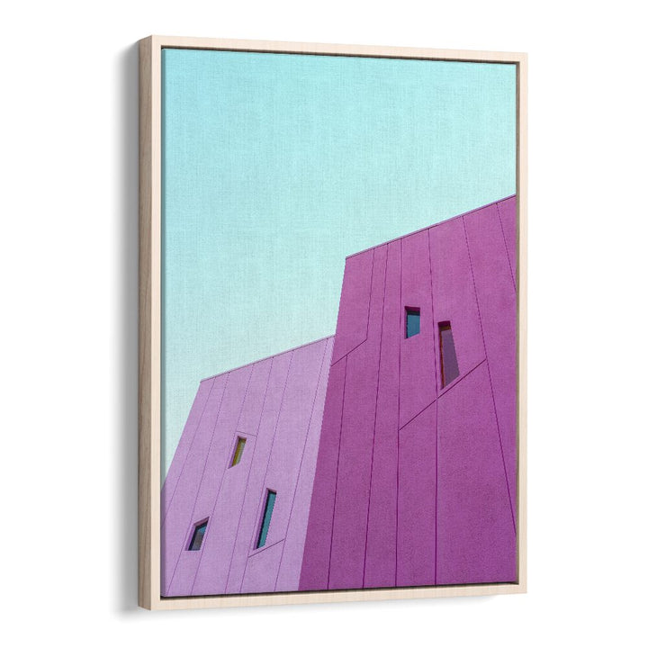 surreal painting - SAGUARO HOTEL PINK BUILDING WALLS by Asianmonk