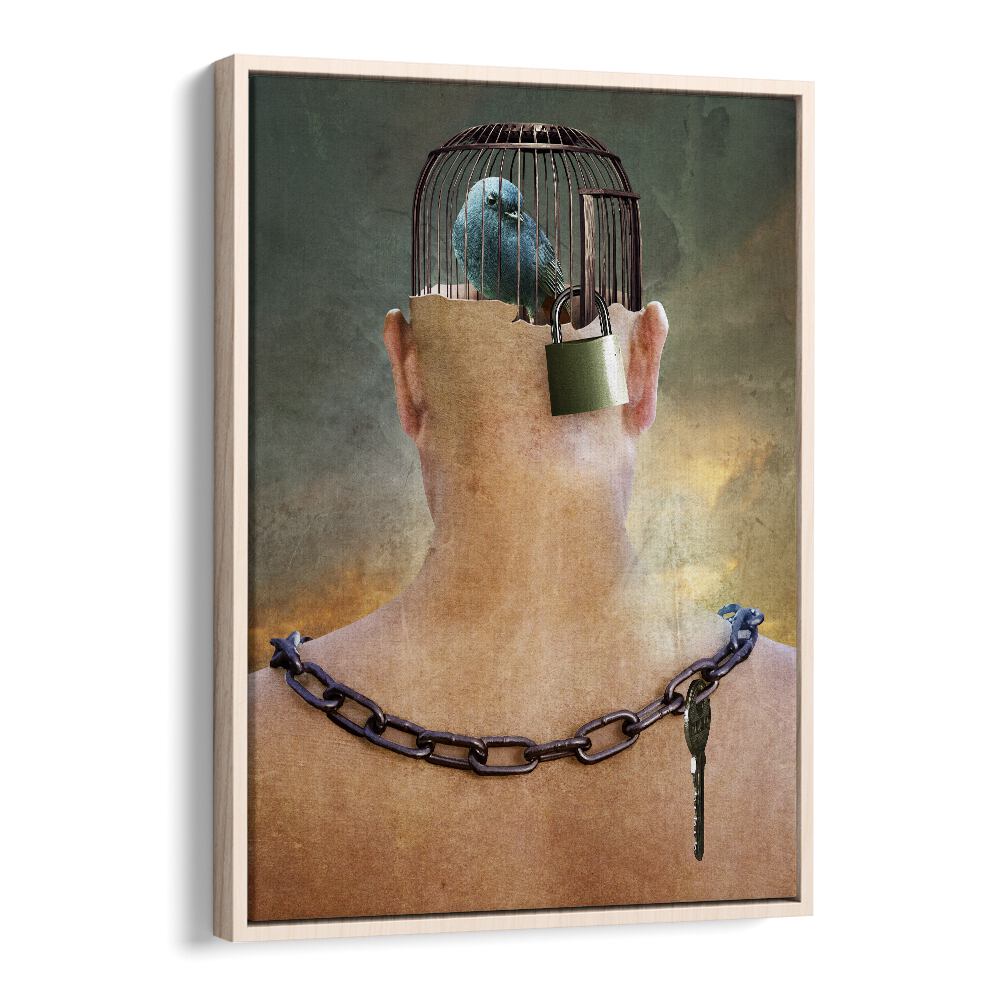 Christian Meermann painting - CAN YOU OPEN THE IMPRISONED THOUGHT by Asianmonk