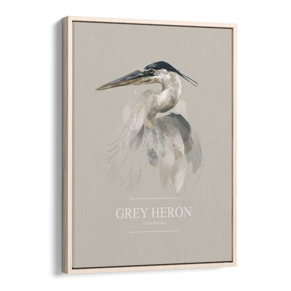 Ohara Koson painting - GREY HERON by Asianmonk