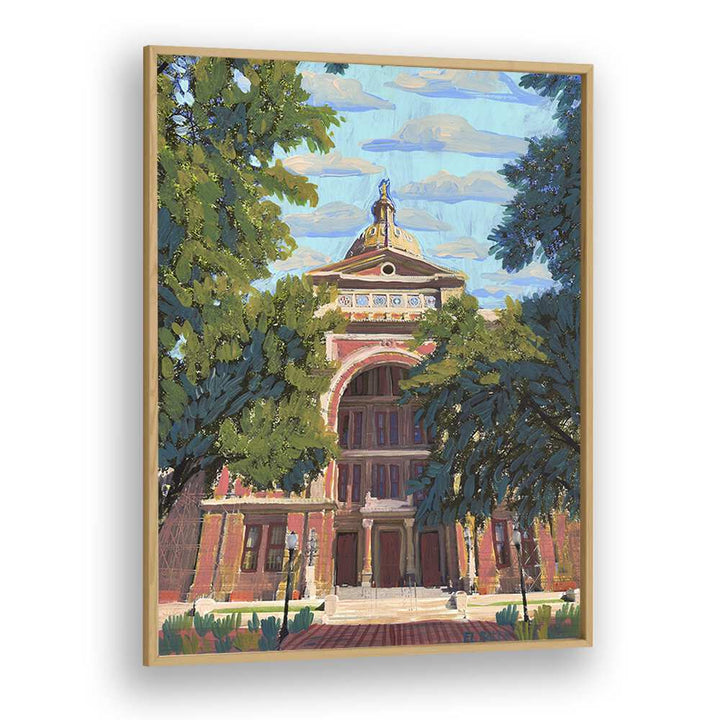 Eleanor Baker painting - TEXAS STATE CAPITOL by Asianmonk