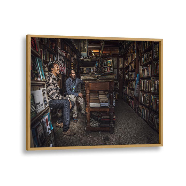 ABSTRACT painting - THE BOOKSHOP OF L'AVANA by Asianmonk