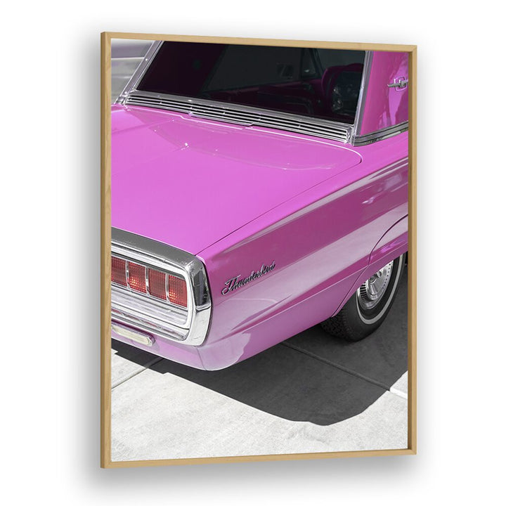 surreal painting - VINTAGE PINK 1965 THUNDERBIRD by Asianmonk