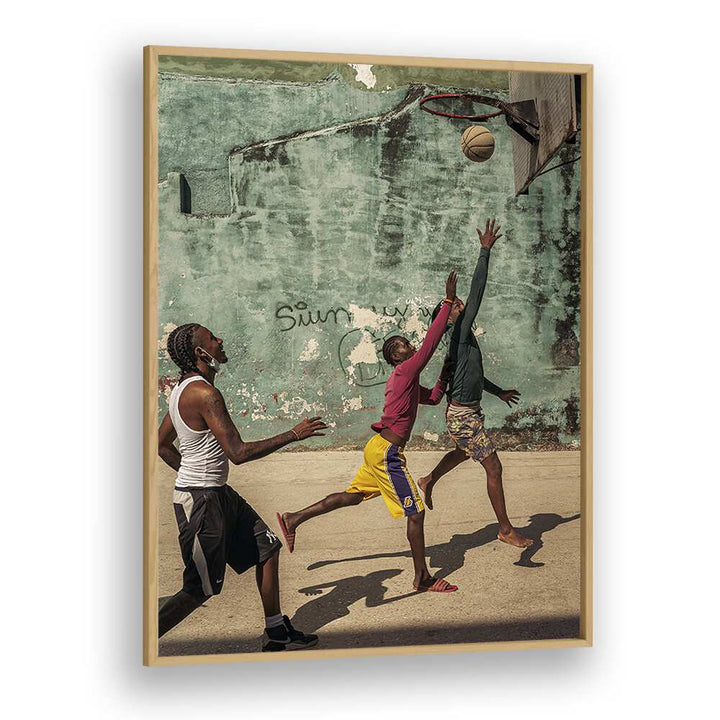 Christian Meermann painting - PLAYING BASKETBALL II by Asianmonk