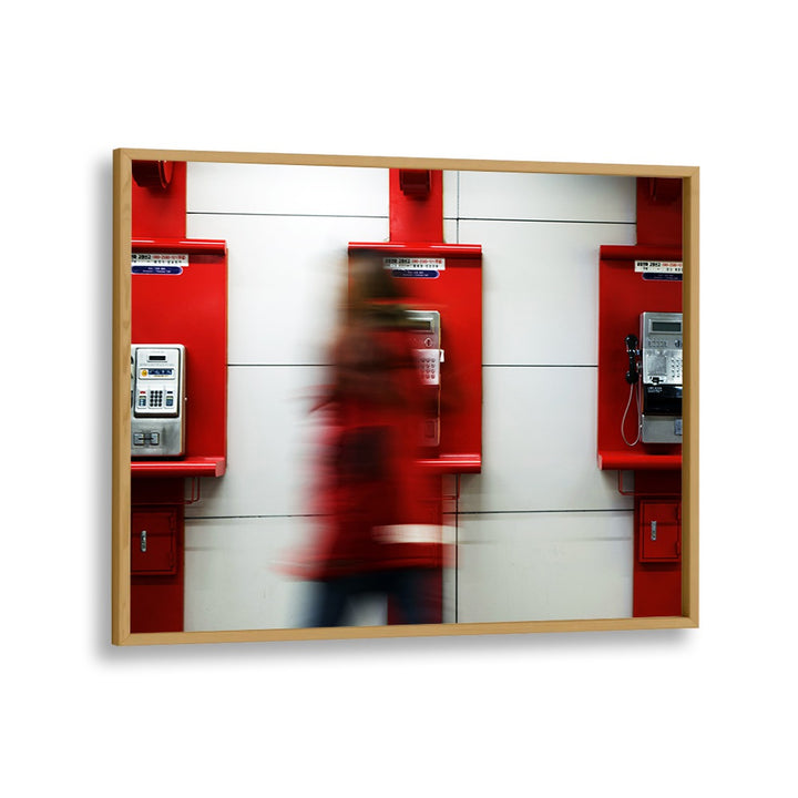 ABSTRACT painting - PHONE BOOTH by Asianmonk