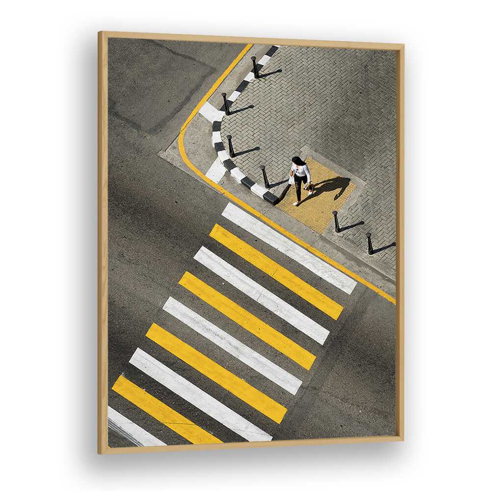 Christian Meermann painting - WOMAN PASSING CROSSWALK by Asianmonk