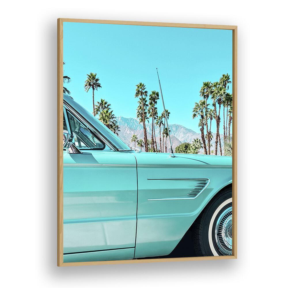 surreal painting - TEAL THUNDERBIRD IN PALM SPRINGS by Asianmonk