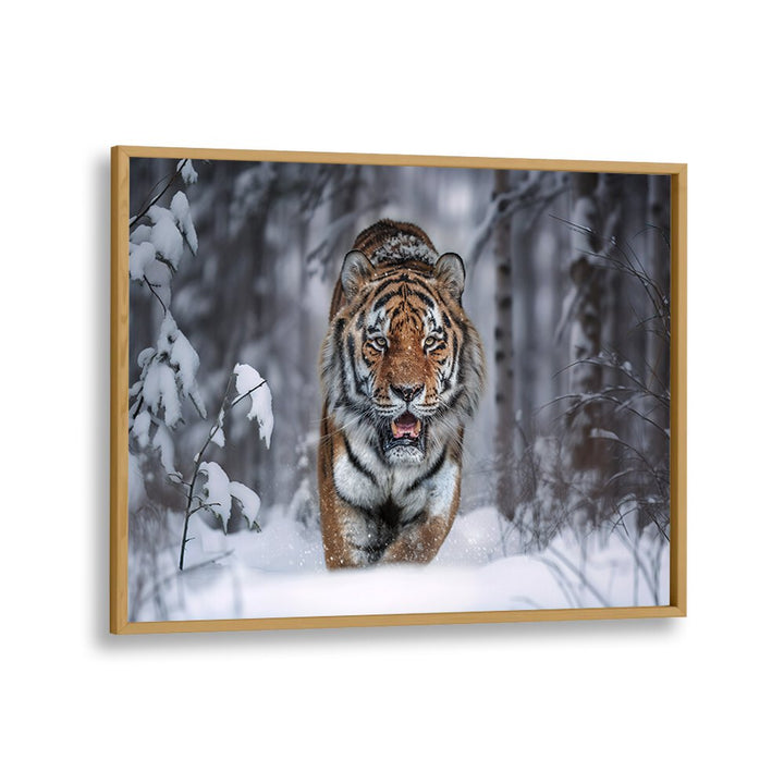 ABSTRACT painting - SNOW TIGER by Asianmonk