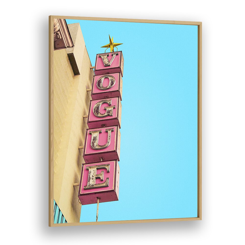 surreal painting - VOGUE THEATRE SIGN IN HOLLYWOOD by Asianmonk