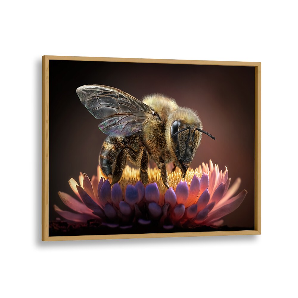 ABSTRACT painting - HONEY BEE by Asianmonk