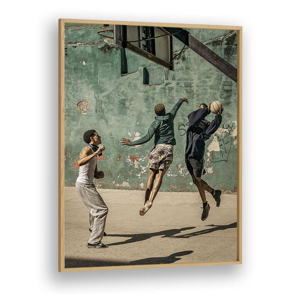 Christian Meermann painting - PLAYING BASKETBALL IV by Asianmonk