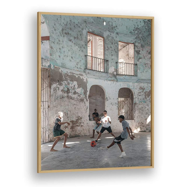 Christian Meermann painting - PLAYING SOCCER by Asianmonk