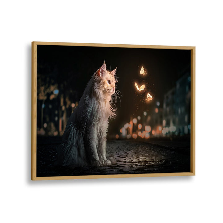 ABSTRACT painting - MAGIC CAT by Asianmonk