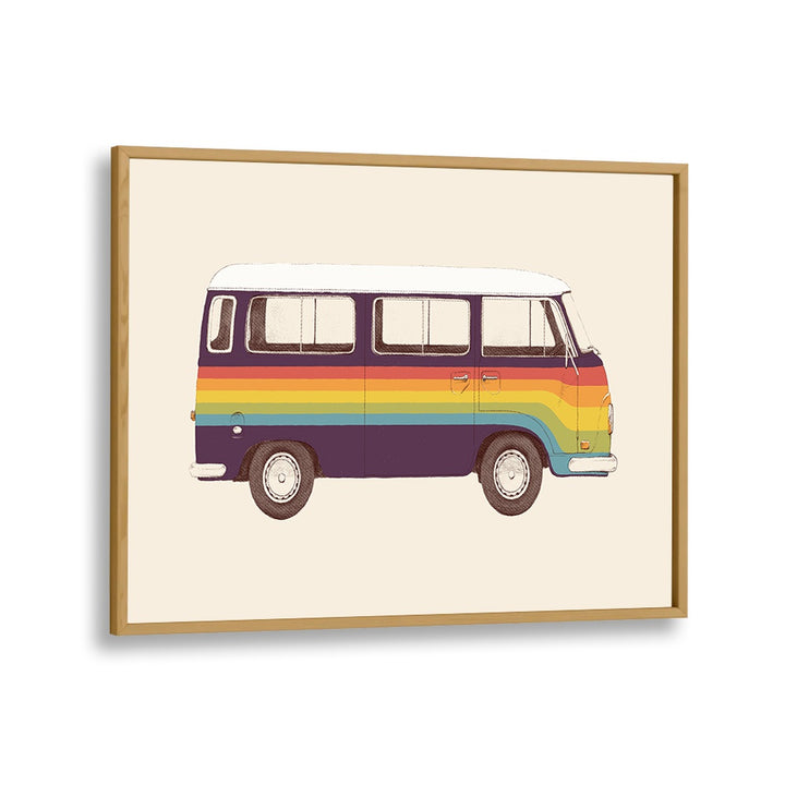 VAN RAINBOW BY FLORENT BODART, AUTOMOTIVE ART PRINTS