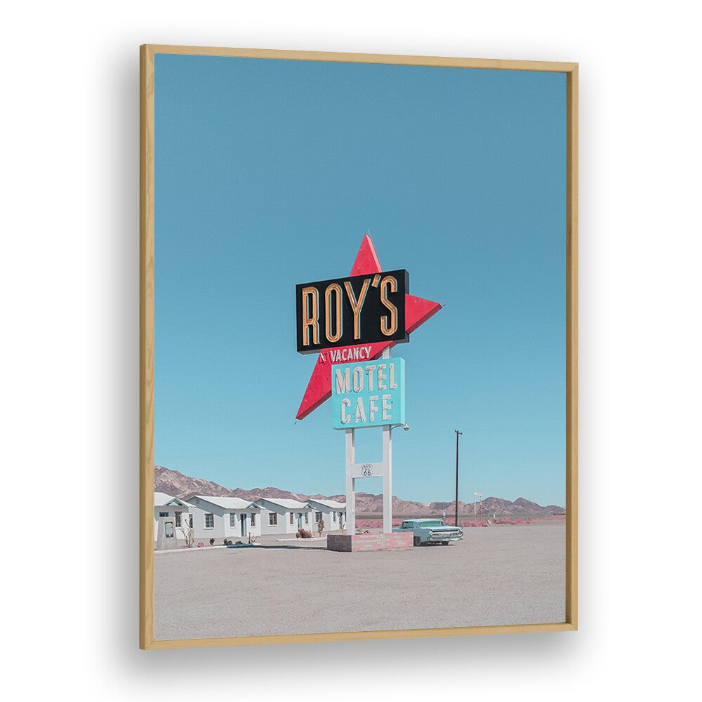 surreal painting - ROY'S MOTEL CAFE RETRO SIGN by Asianmonk