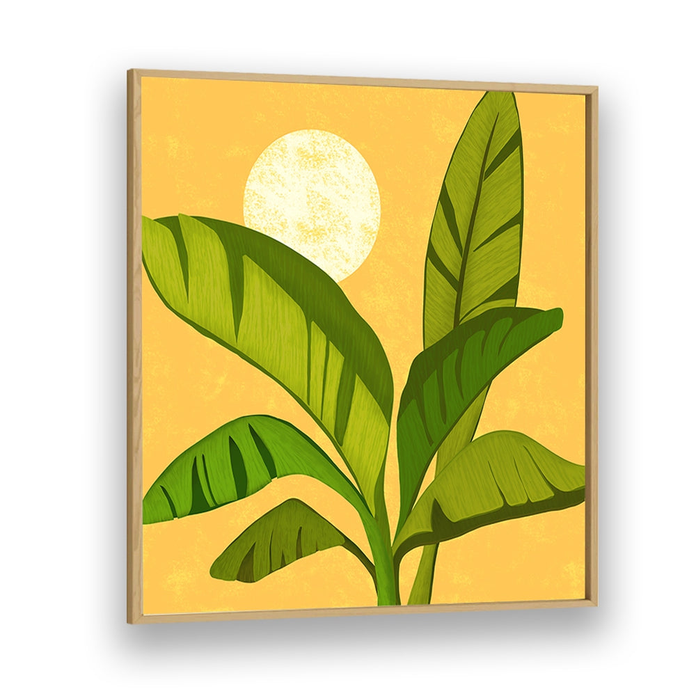 Bar Art painting - SUNNY GOLDEN TROPICS by Asianmonk