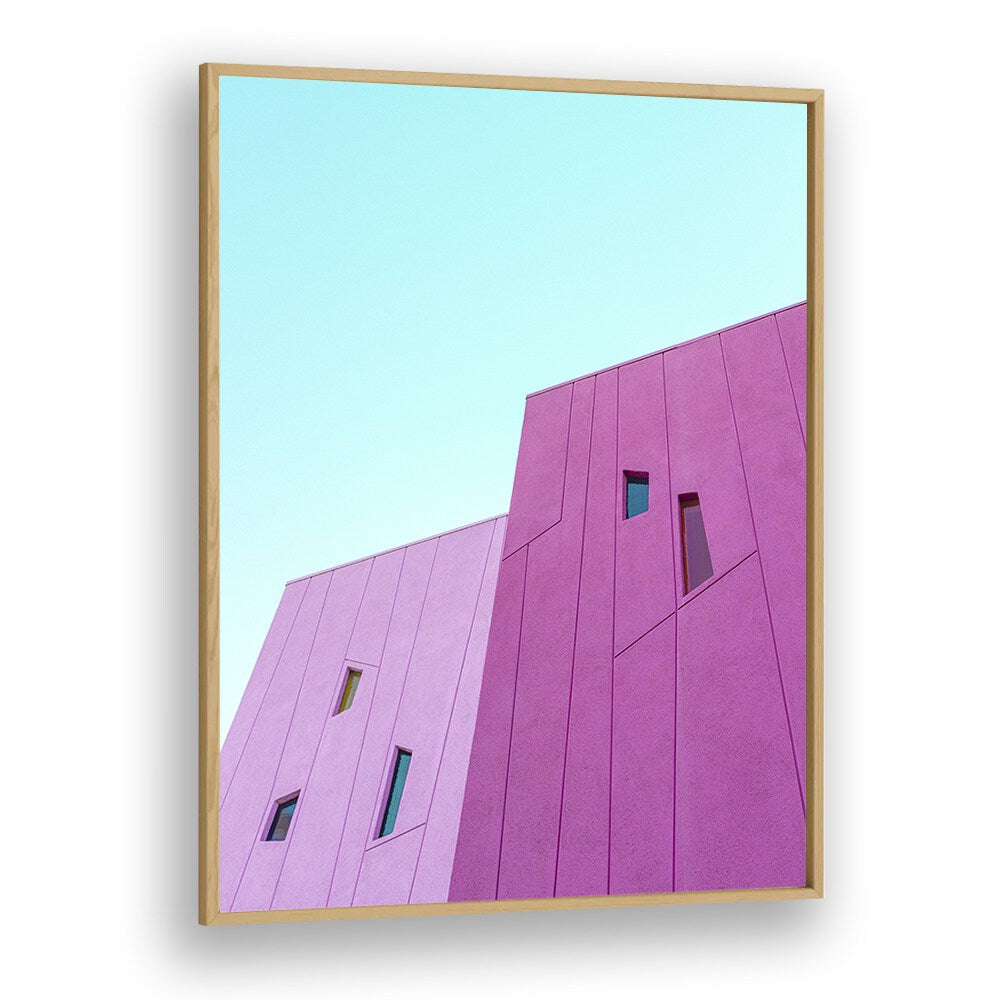 surreal painting - SAGUARO HOTEL PINK BUILDING WALLS by Asianmonk