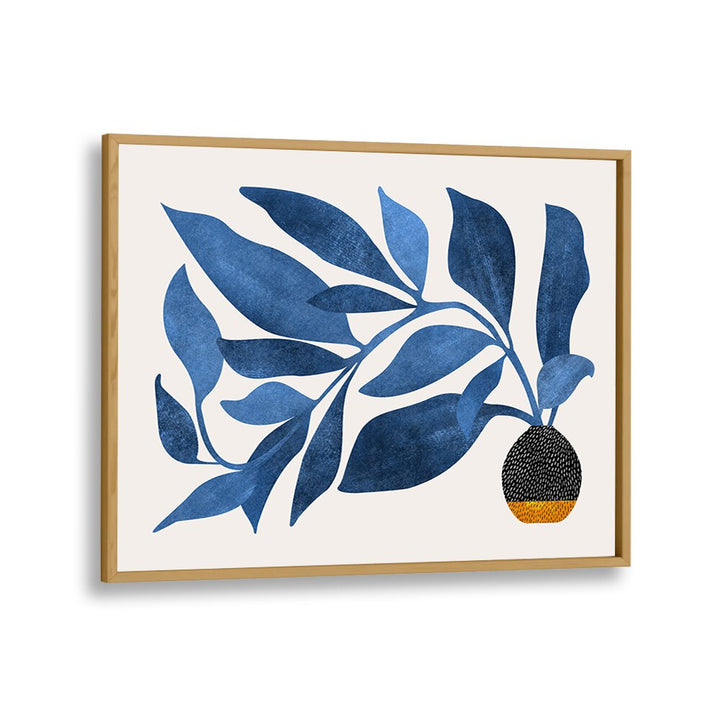 Eleanor Baker painting - WANDERING IVY IN BLUE by Asianmonk