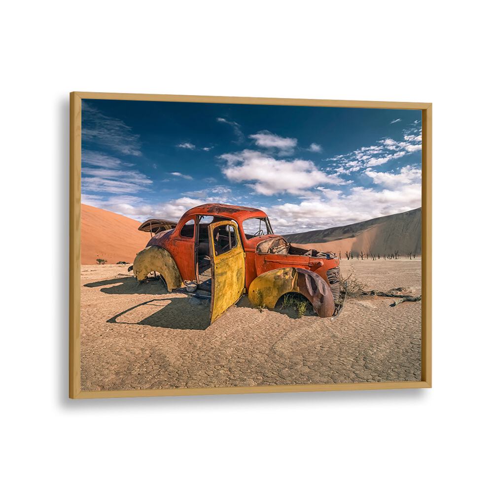 ABSTRACT painting - DESERT CAR by Asianmonk