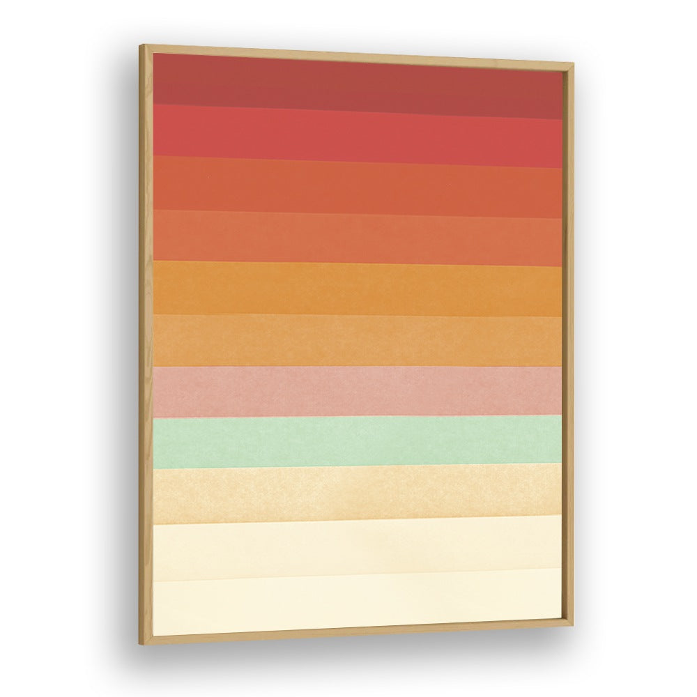 RAINBOW CHEVRONS BY FLORENT BODART, ABSTRACT ART PRINTS