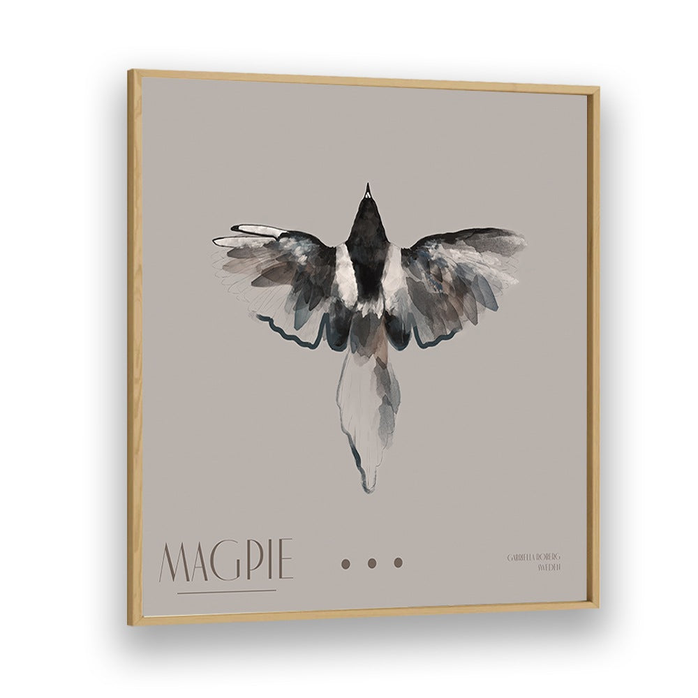 Egyptian painting - MAGPIE BY GABRIELLA ROBERG by Asianmonk