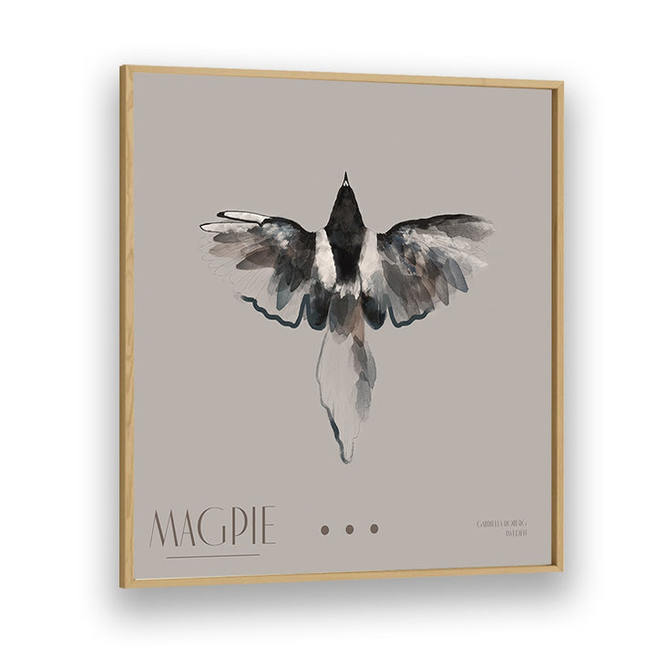 Egyptian painting - MAGPIE BY GABRIELLA ROBERG by Asianmonk