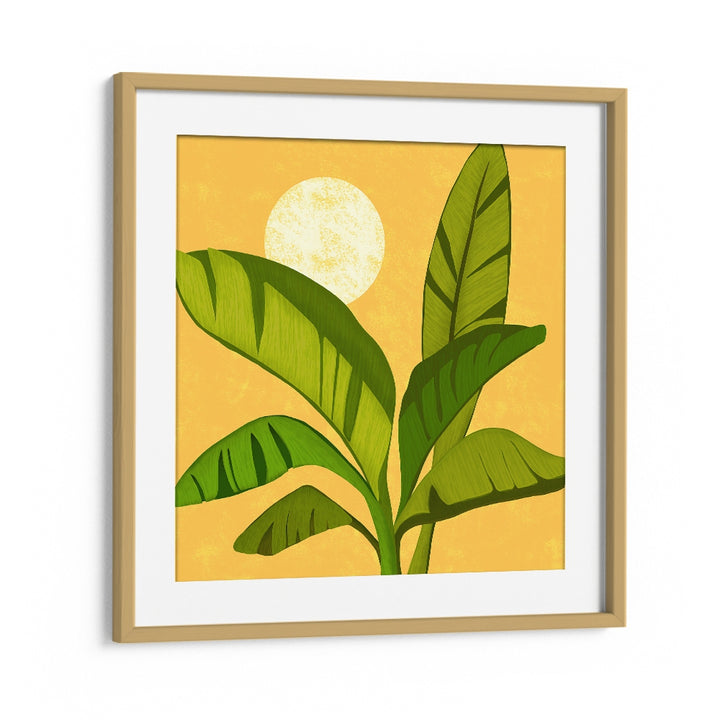 Bar Art painting - SUNNY GOLDEN TROPICS by Asianmonk