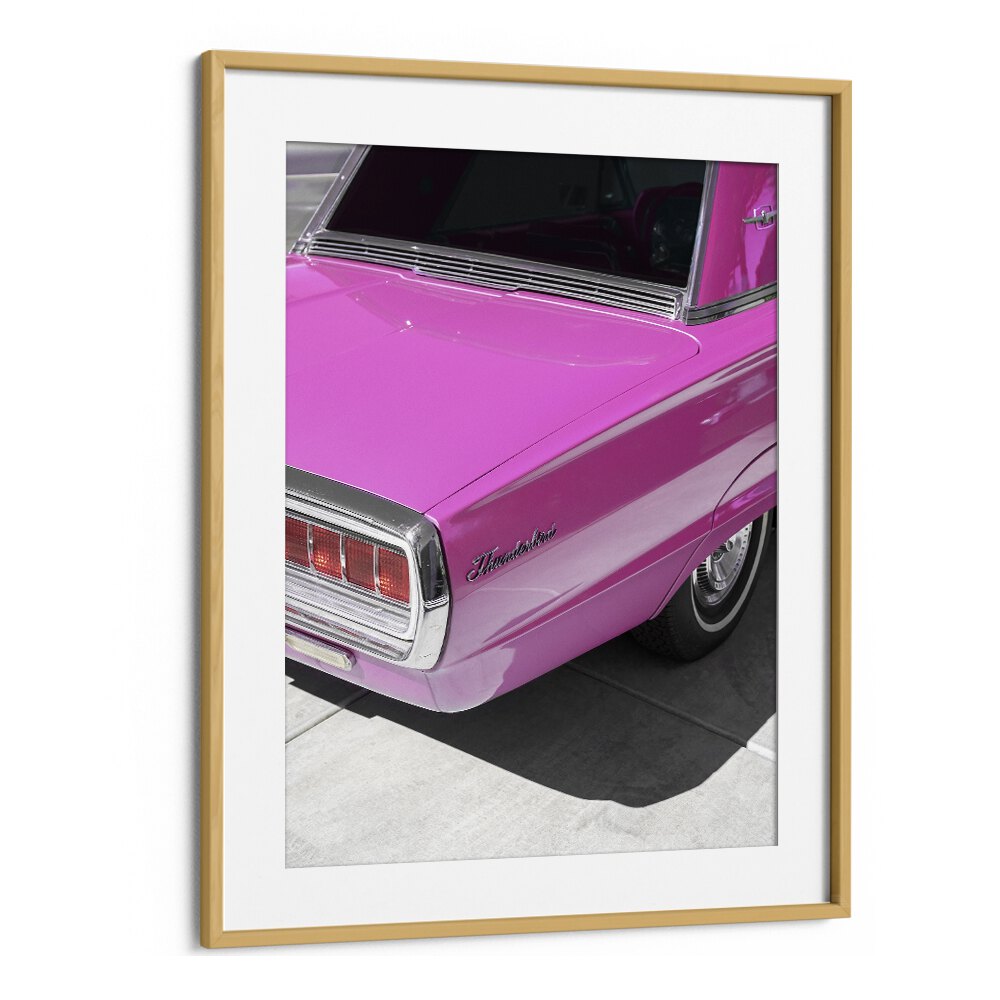 surreal painting - VINTAGE PINK 1965 THUNDERBIRD by Asianmonk