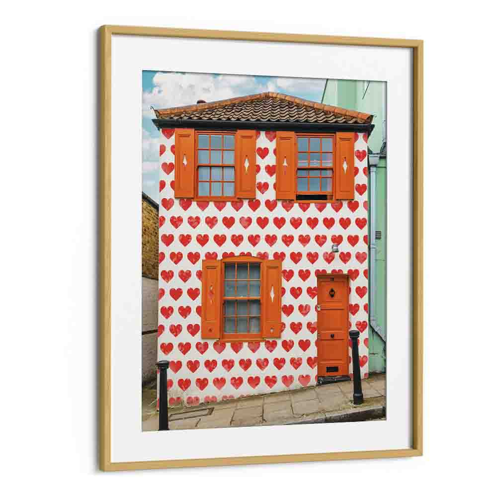 VALENTINES DAY HOUSE BY GABOR ESTEFAN, STREET PHOTOGRAPHY ART PRINTS