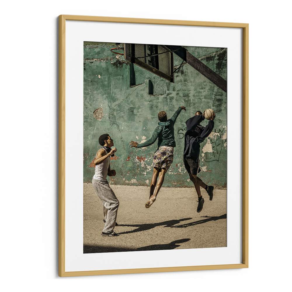 Christian Meermann painting - PLAYING BASKETBALL IV by Asianmonk