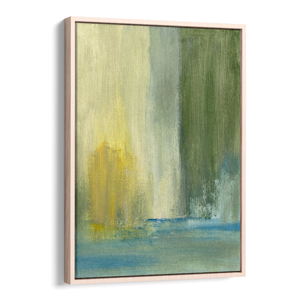 Vibrant French Abstract Landscape painting showcasing bold colors and brushstrokes, perfect for modern elegance in any space.