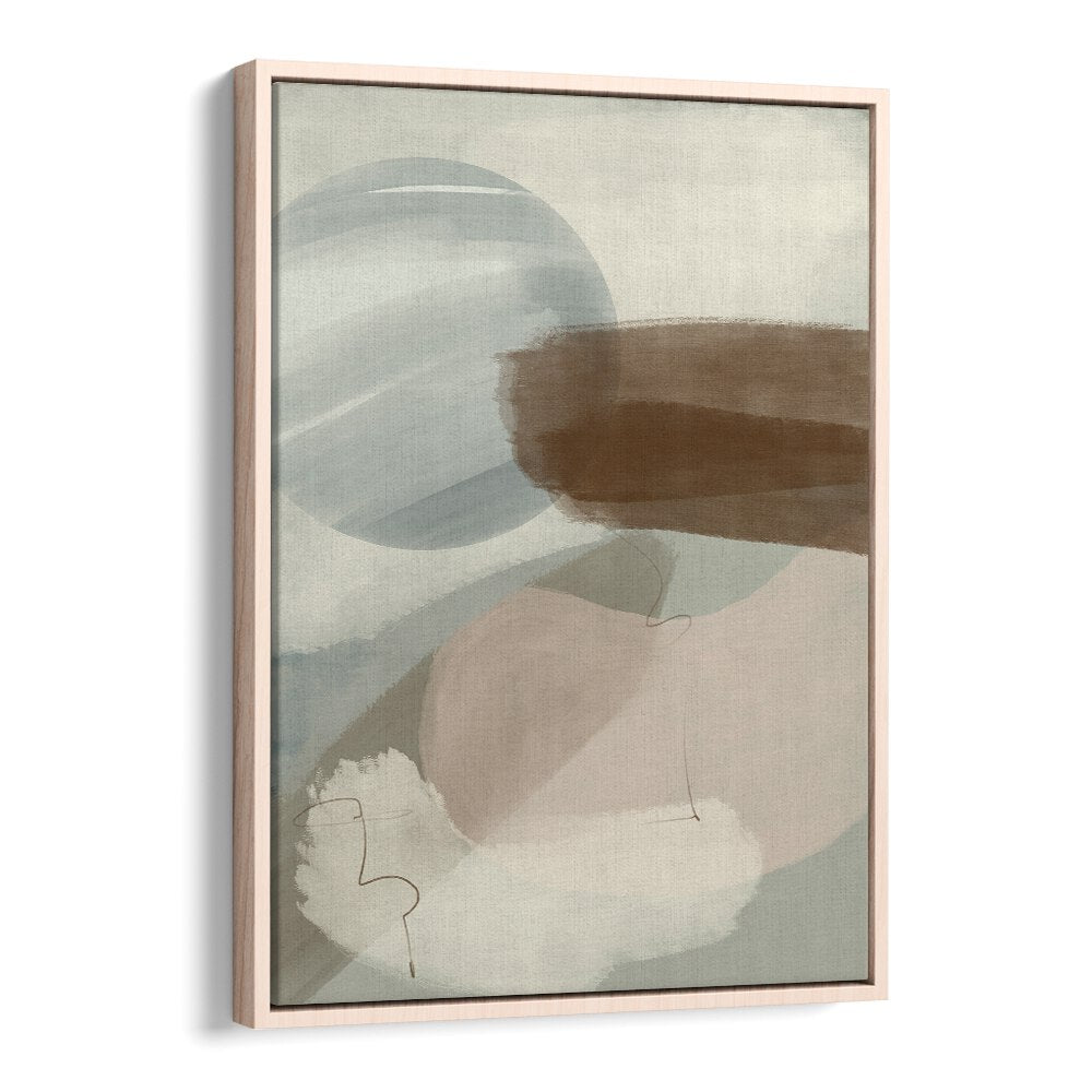 Stylish ABSTRACT GREEN HORIZON, ABSTRACT PAINTINGS showcasing soft hues and modern design for elegant decor.