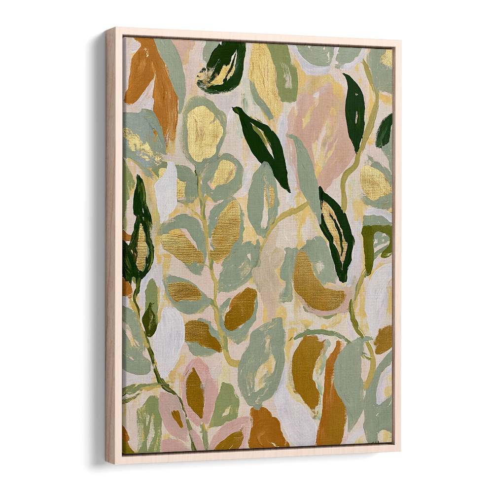 ABSTRACT GOLD LEAVES
