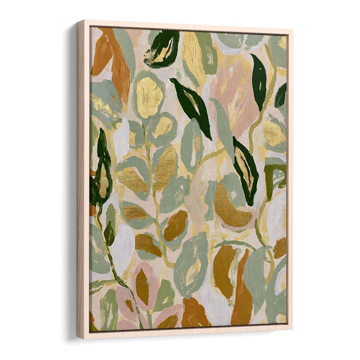 ABSTRACT GOLD LEAVES