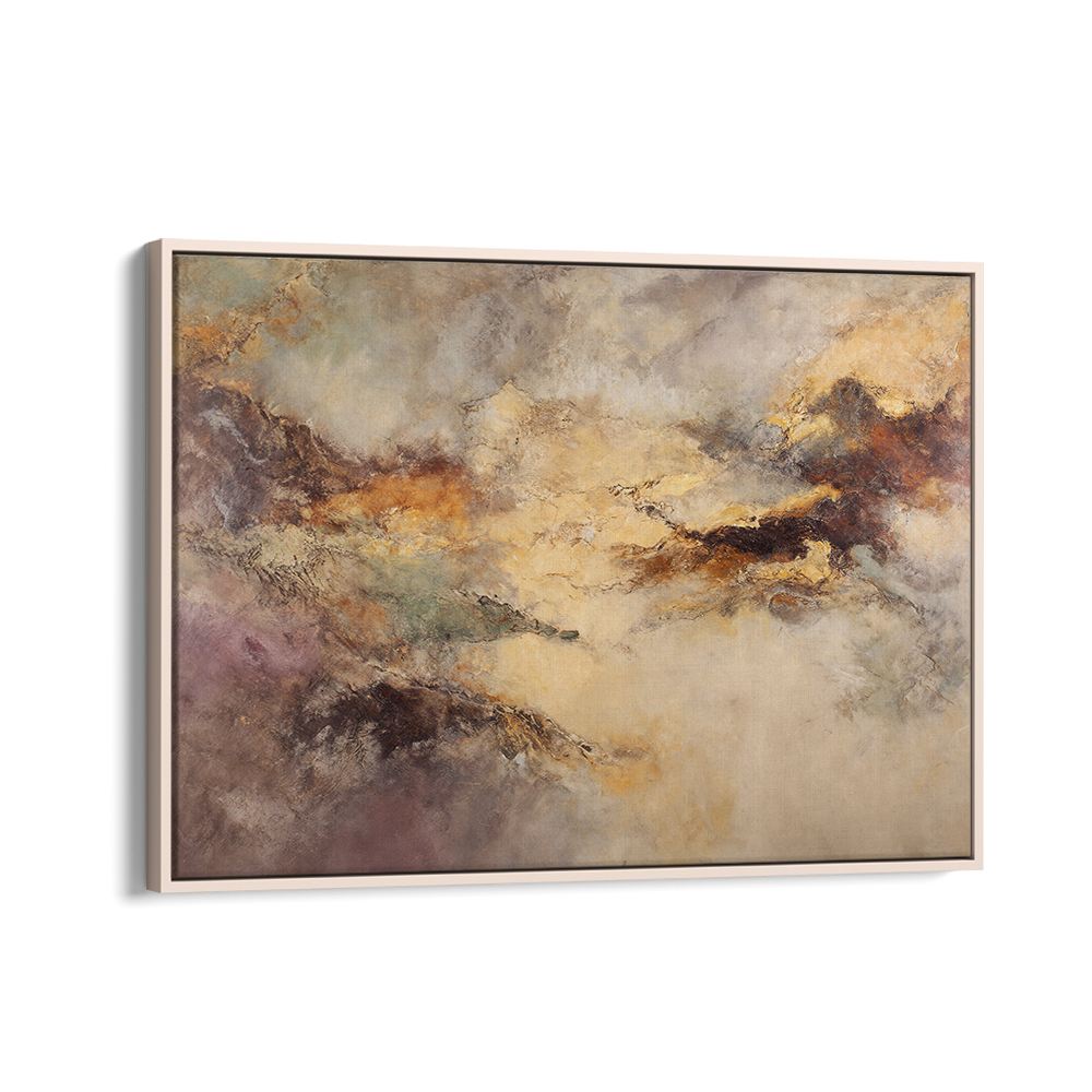 ABSTRACT GOLDEN CLOUDSCAPE