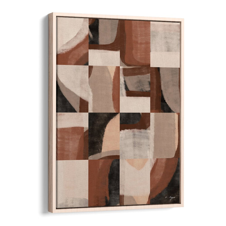 Elevate your home decor with the ABSTRACT NO I, GEOMETRIC ART PRINTS, showcasing modern design and captivating colors.