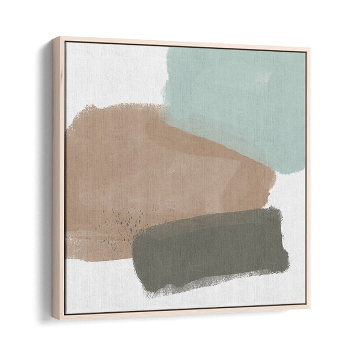 Modern ABSTRACT SHAPES NO III, ABSTRACT PAINTINGS featuring soothing colors and a minimalist design. Perfect for decor.