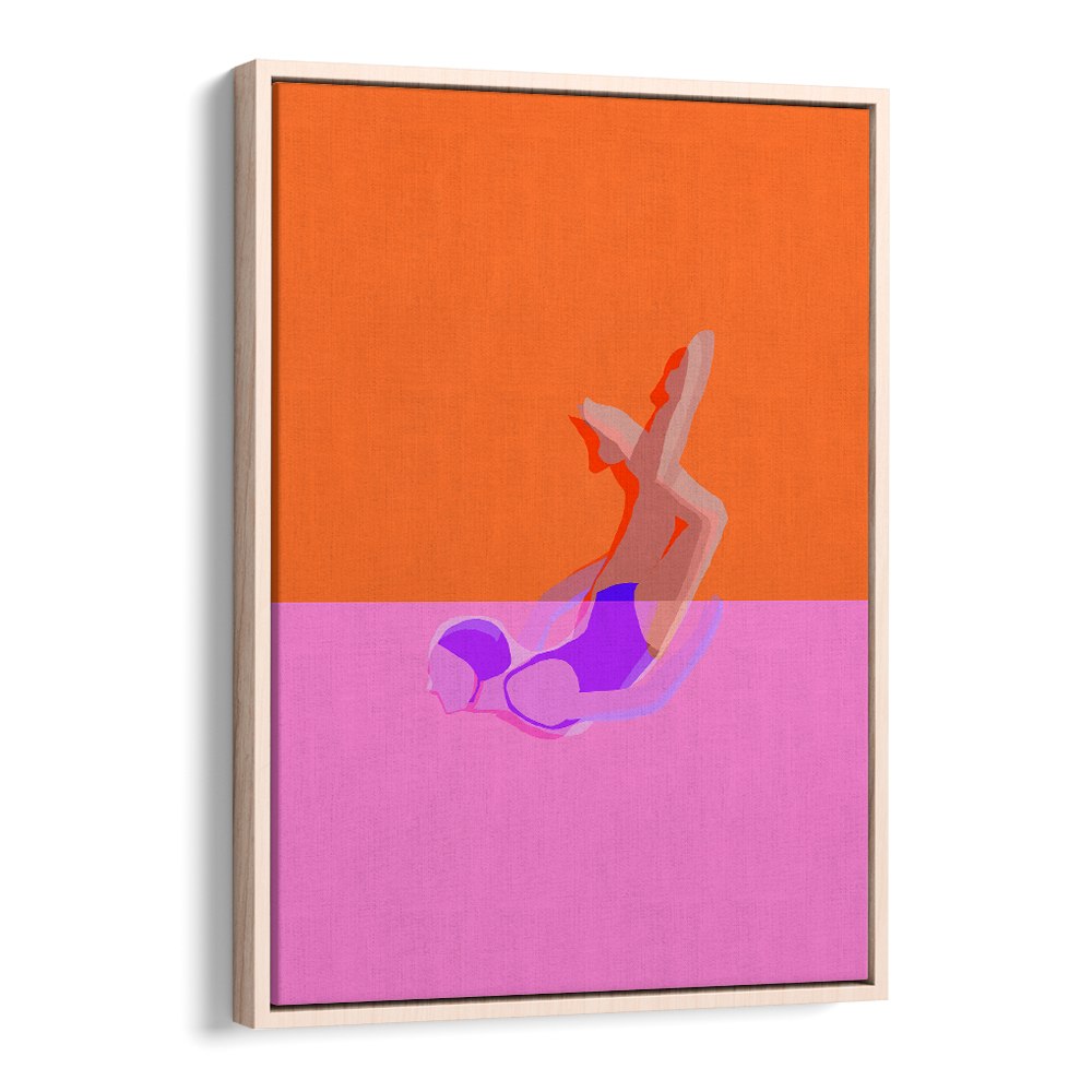 ABSTRACT SWIMMER DIVE