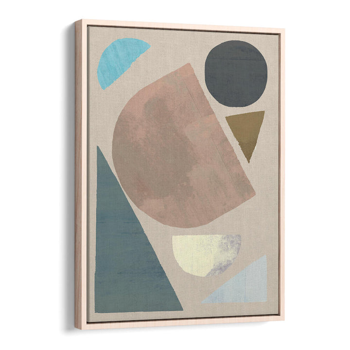 ABSTRACT SHAPES IN MUTED TONES , GEOMETRIC ART PRINTS