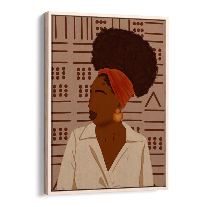 AFRO PUFF , AFRICAN ART PAINTINGS