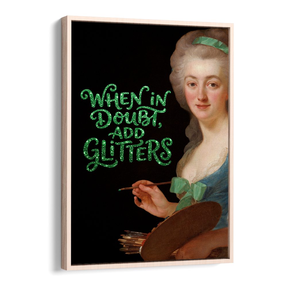 ARTIST'S GLITTERING ADVICE