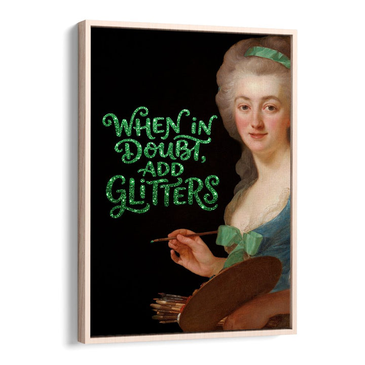 ARTIST'S GLITTERING ADVICE