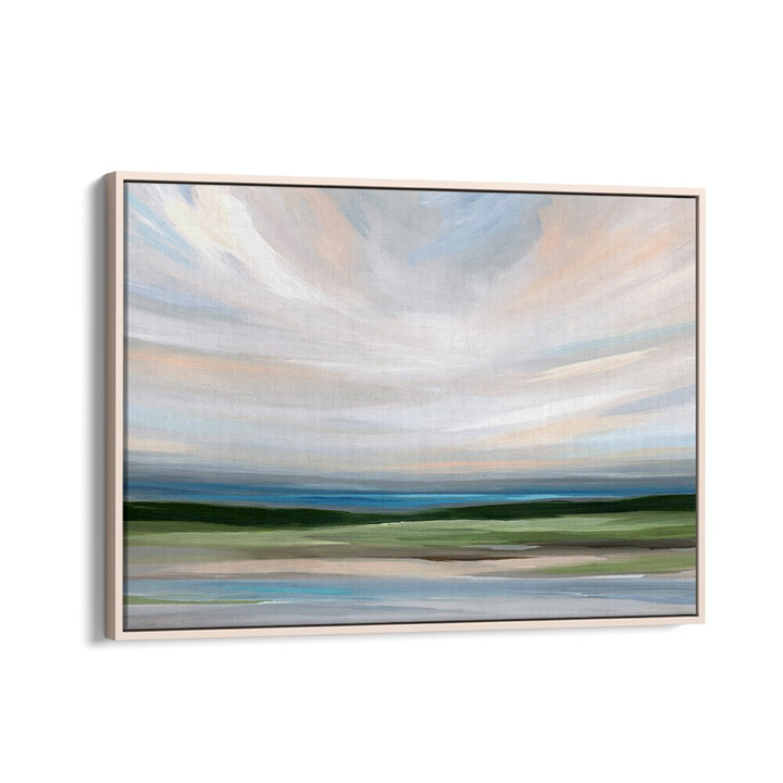 Vibrant landscape portraying morning light, perfect for home decor—AT SUNRISE, ABSTRACT PAINTINGS enriches your space.