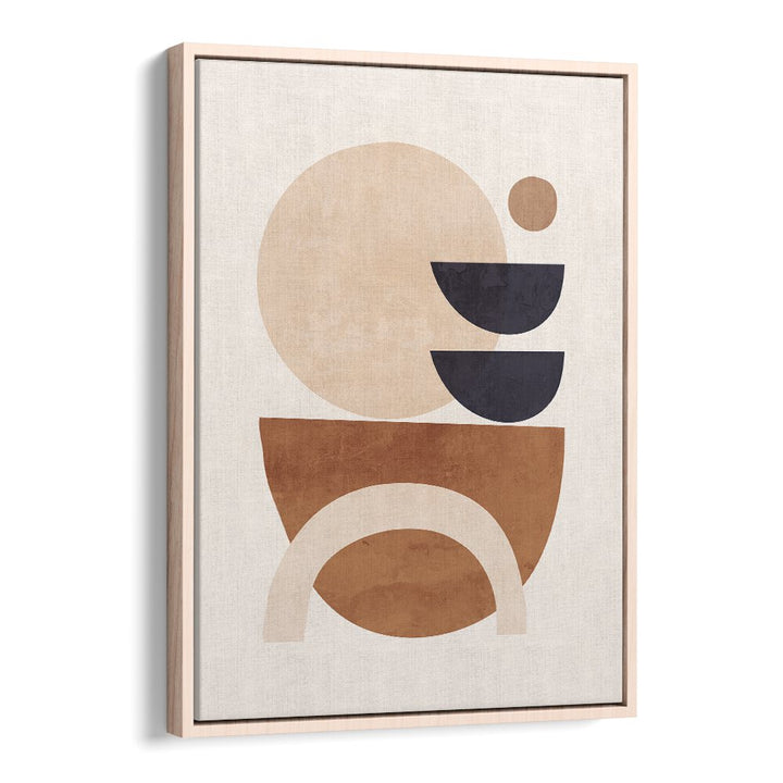 Stylish ABSTRACT MINIMAL SHAPES, GEOMETRIC ART PRINTS in earthy tones, perfect for modern home decor.