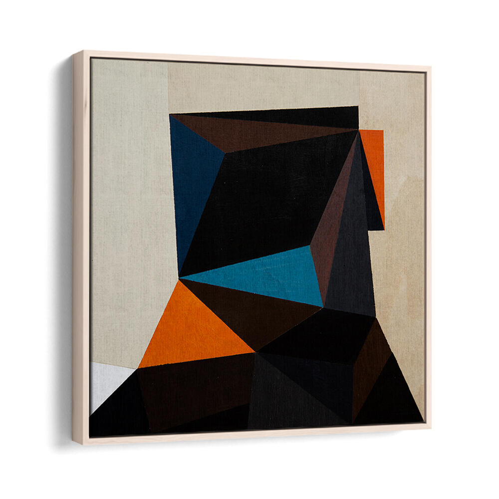 BLACK HEAD II , GEOMETRIC ART PRINTS