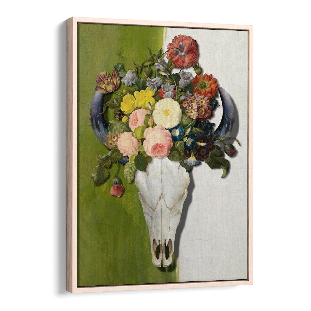 BLOOMING BULL SKULL