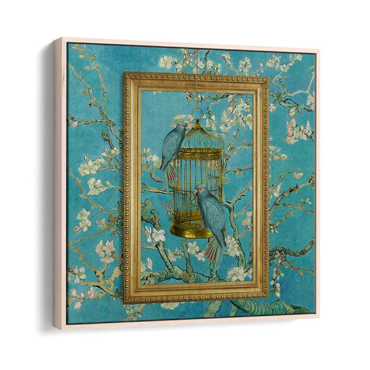 BLUE PARROTS ALMOND BLOOM