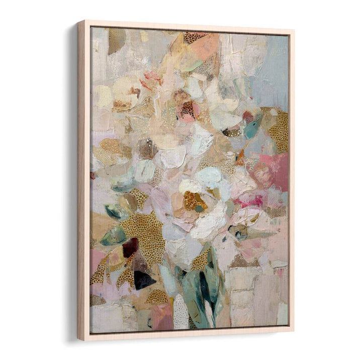 BLUSH GOLD ABSTRACT FLOWERS