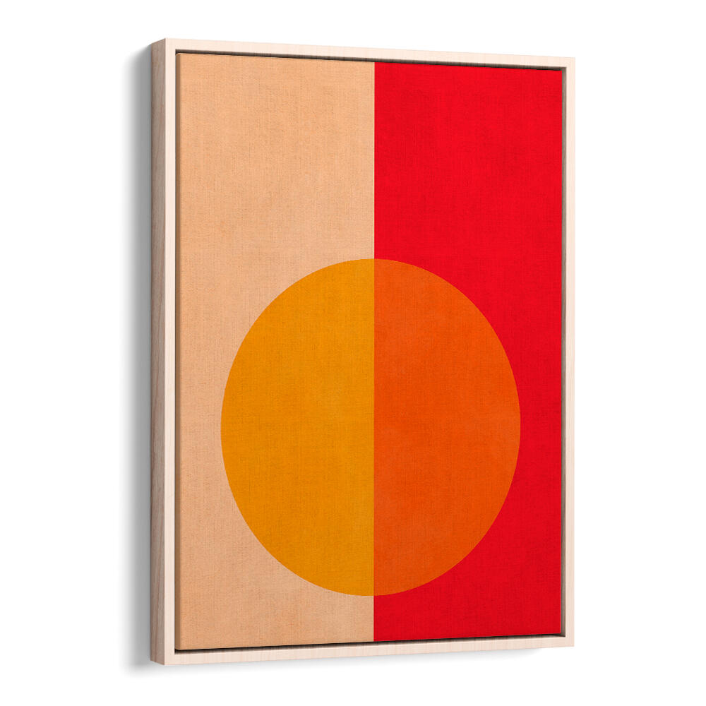 BOLD BISECTED CIRCLE , GEOMETRIC ART PRINTS